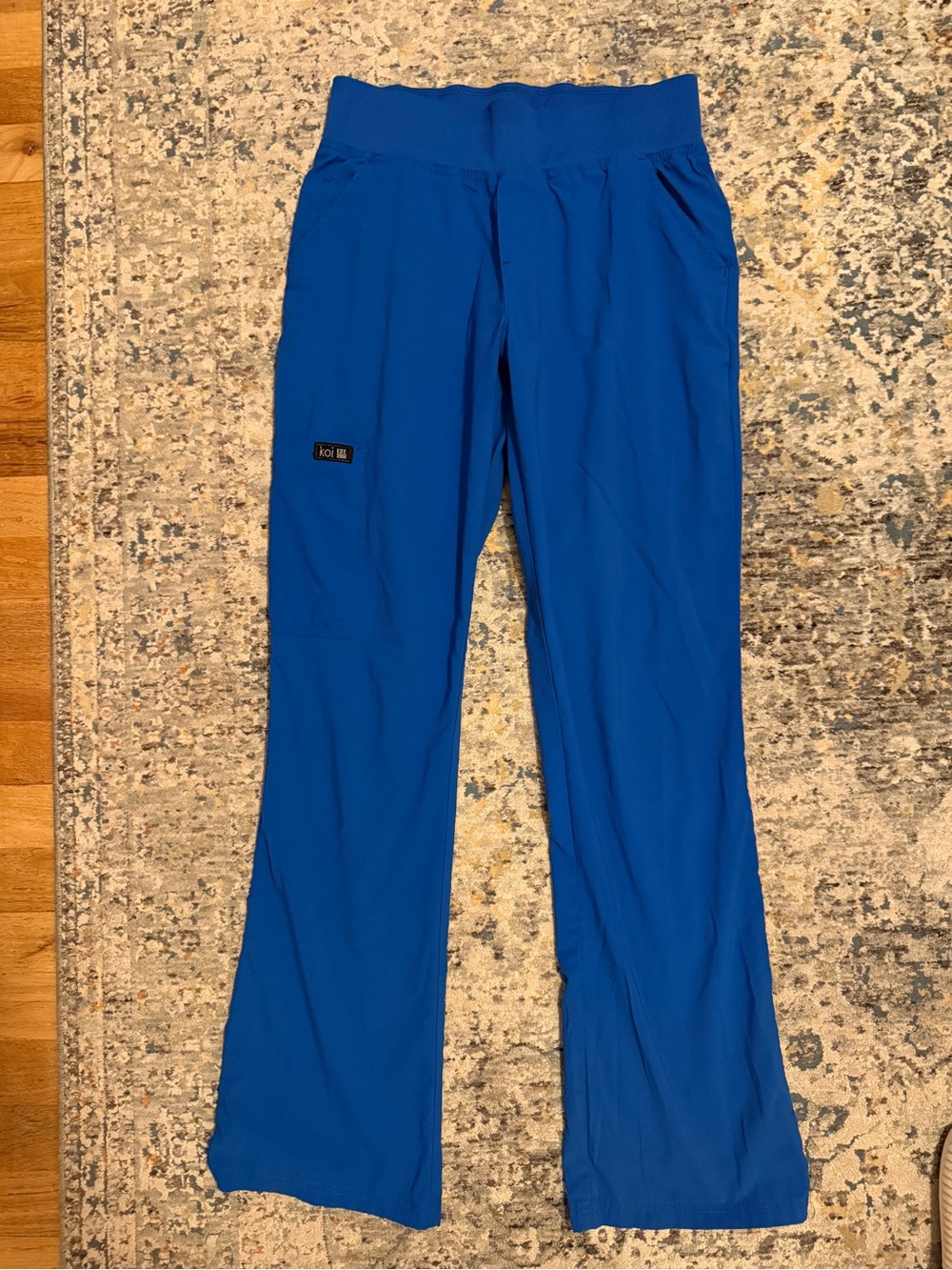 Koi Royal Blue Pull-On Scrub Pants